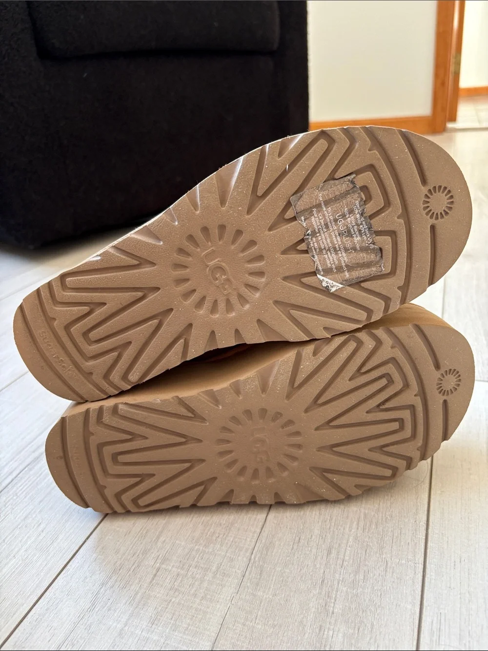 UGG Chestnut Suede Shearling Short Boots